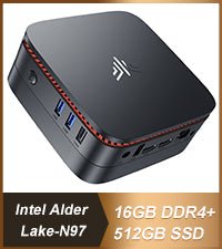 NiPoGi AM16 Mini PC AMD Ryzen 5 PRO 5675U(Beats 5500U/5560U/5600U,6C/12T,Max 4.3GHz),Mini Computer 16GB Dual Channel RAM+512GB M.2 NVME SSD,WiFi6/BT5.2/Triple Display 4K@60Hz/HDMI+Type - C,Office/Home - Amazing Gadgets Outlet