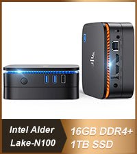 NiPoGi AM16 Mini PC AMD Ryzen 5 PRO 5675U(Beats 5500U/5560U/5600U,6C/12T,Max 4.3GHz),Mini Computer 16GB Dual Channel RAM+512GB M.2 NVME SSD,WiFi6/BT5.2/Triple Display 4K@60Hz/HDMI+Type - C,Office/Home - Amazing Gadgets Outlet