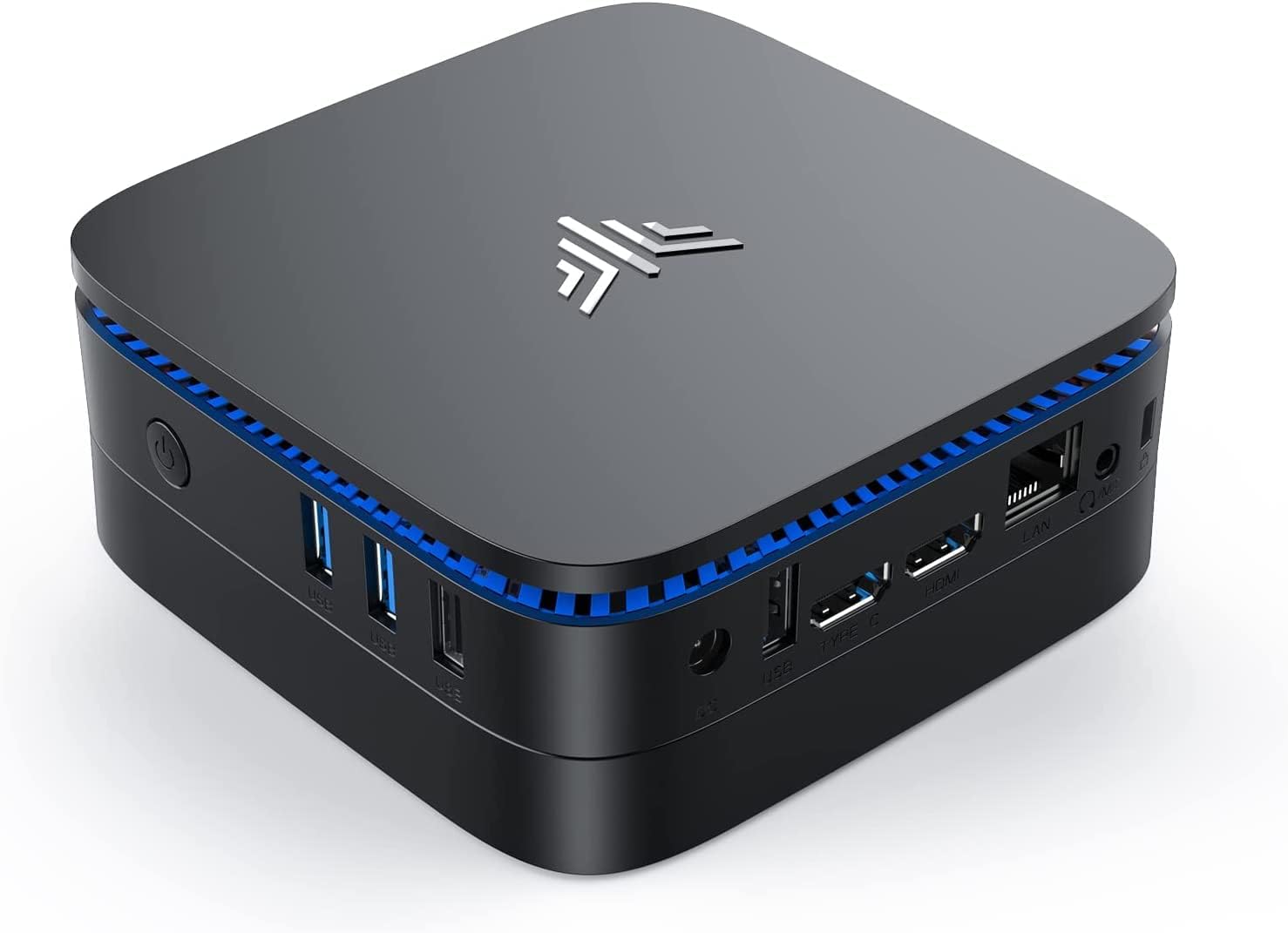 NiPoGi Mini PC W - 11, Intel Alder Lake - Ν95 (Beats N5095/N5105, Up to 3.4GHz), 16GB RAM+512GB M.2 SSD Mini Computer Desktop, support 2.5" SATA SSD, WiFi 5,Bluetooth4.2, Double Display - Amazing Gadgets Outlet