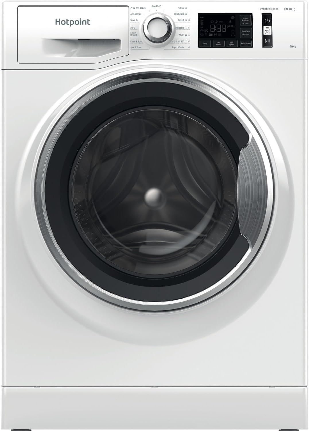 NM111046WCAUKN ActiveCare 10kg 1400rpm Freestanding Washing Machine - White - Amazing Gadgets Outlet