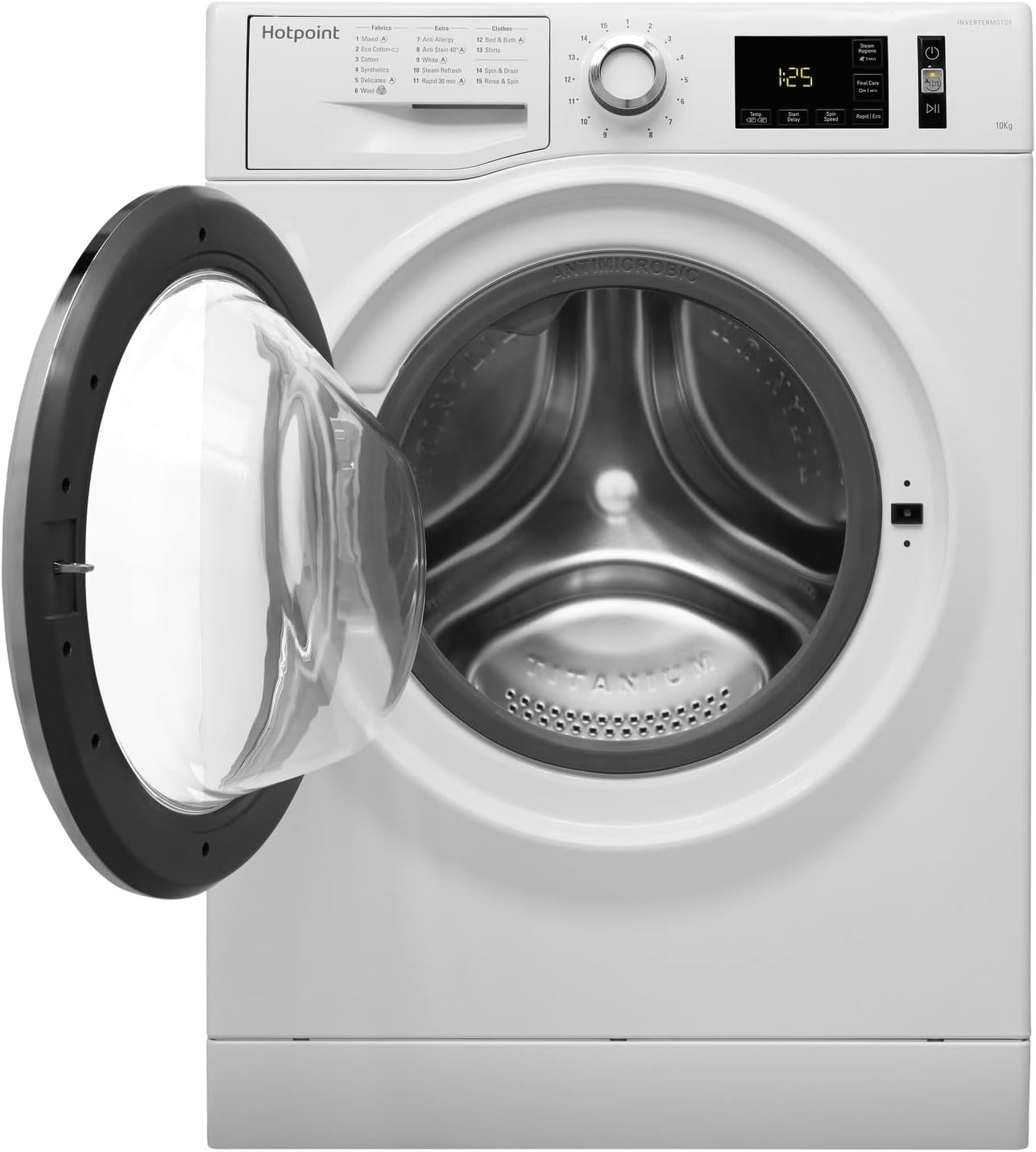 NM111046WCAUKN ActiveCare 10kg 1400rpm Freestanding Washing Machine - White - Amazing Gadgets Outlet