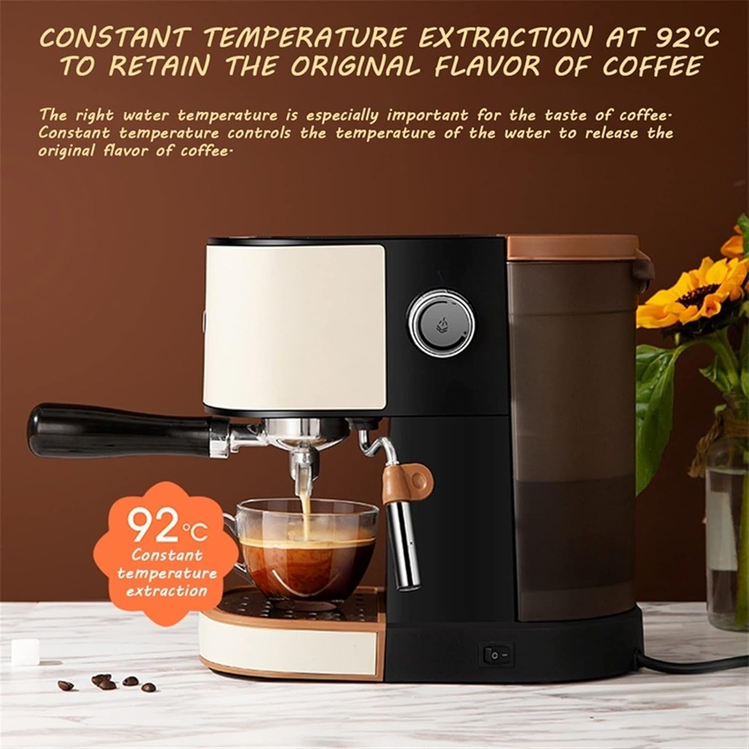 NOALED Coffee Machine Electric Automatic Horn Coffee Maker Machine Milk Foam Induction Coffee Household Appliances Kitchen - Amazing Gadgets Outlet