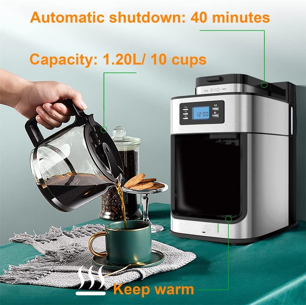 NOALED Coffee Machine Milk Frother Kitchen Appliances Electric Foam Cappuccino Coffee Maker (D - Amazing Gadgets Outlet