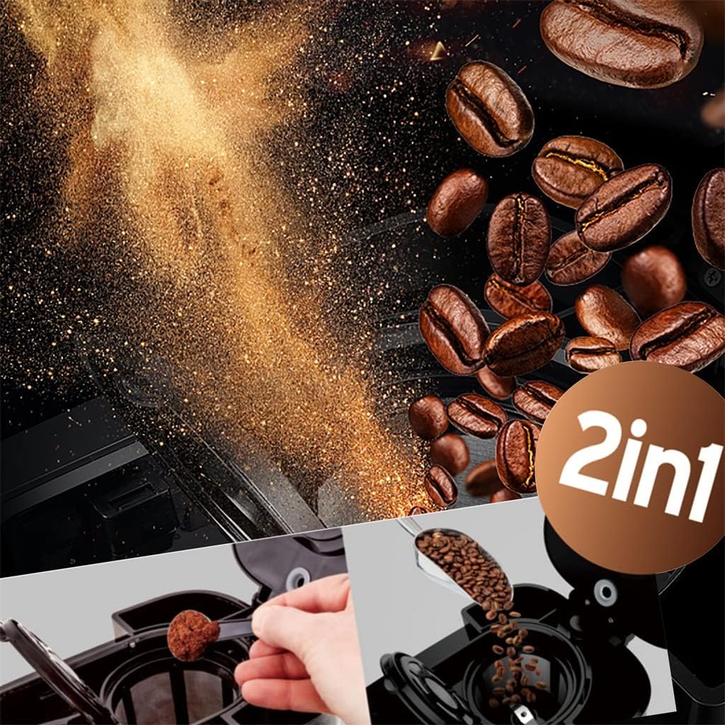 NOALED Coffee Machine Milk Frother Kitchen Appliances Electric Foam Cappuccino Coffee Maker (D - Amazing Gadgets Outlet