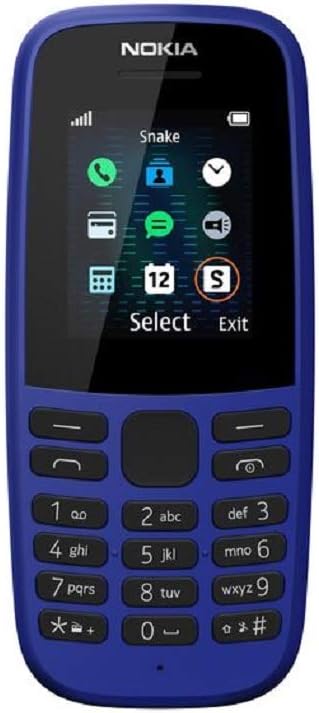 Nokia 105 (4th Edition) all carriers 1.77 Inch UK SIM Free Feature Phone (Single SIM) – Black - Amazing Gadgets Outlet