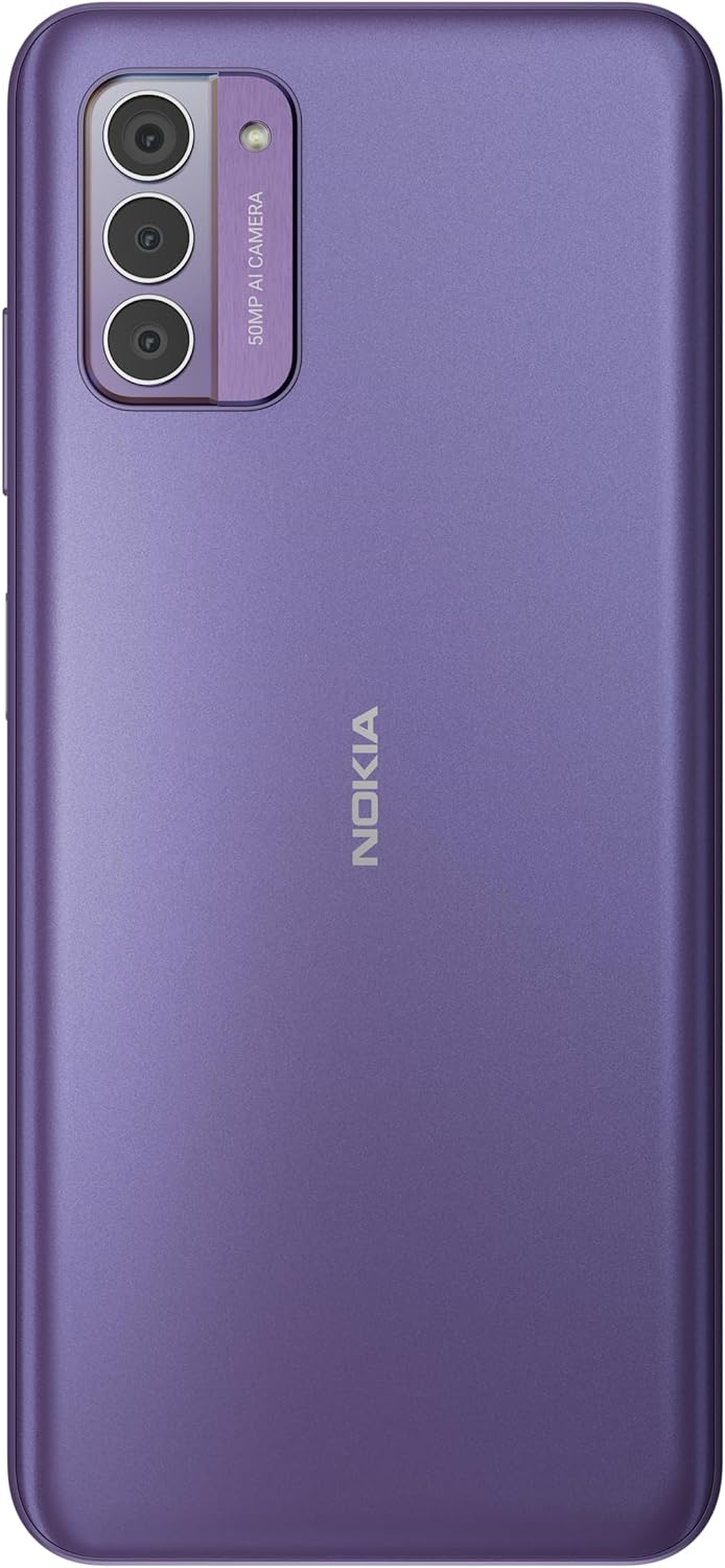 Nokia G42 5G 6.56” HD+ Smartphone Featuring Triple rear 50MP AI camera, 6GB/128GB Storage, 3 - day battery life, Android 13, OZO 3D audio capture, QuickFix repairability and Dual SIM - Purple - Amazing Gadgets Outlet