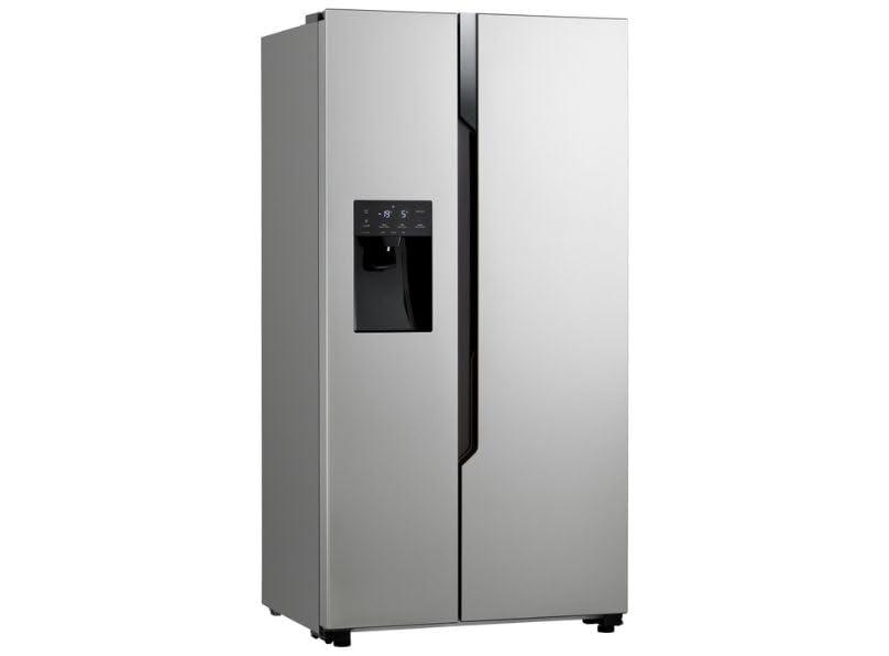 Non - Plumbed Total No Frost American Fridge Freezer in Silver - Amazing Gadgets Outlet