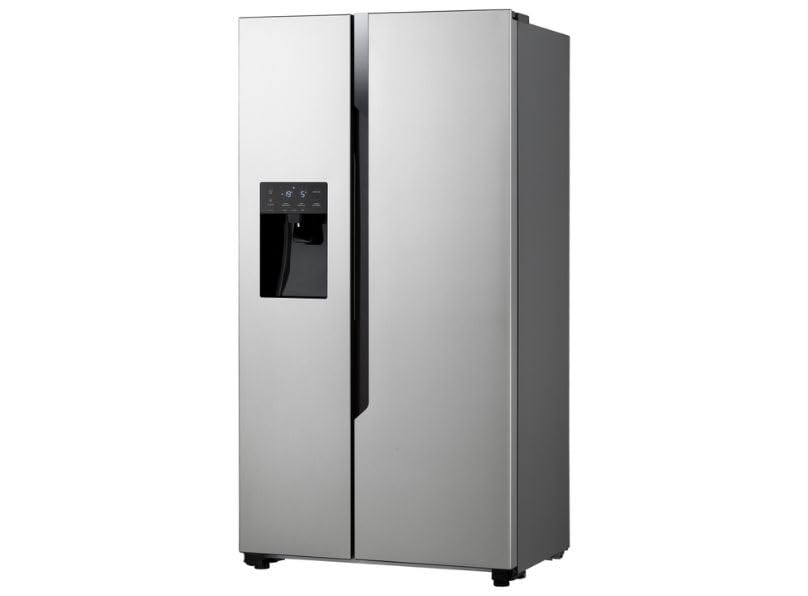 Non - Plumbed Total No Frost American Fridge Freezer in Silver - Amazing Gadgets Outlet