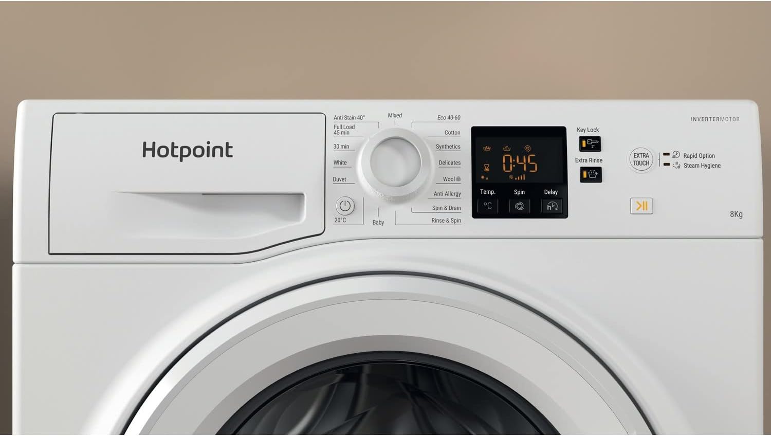 NSWM864CWUKN Freestanding Washing Machine, 8kg load, 1600rpm, White - Amazing Gadgets Outlet