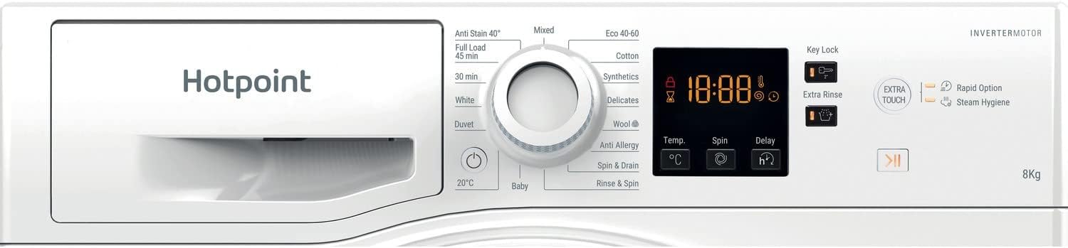 NSWM864CWUKN Freestanding Washing Machine, 8kg load, 1600rpm, White - Amazing Gadgets Outlet