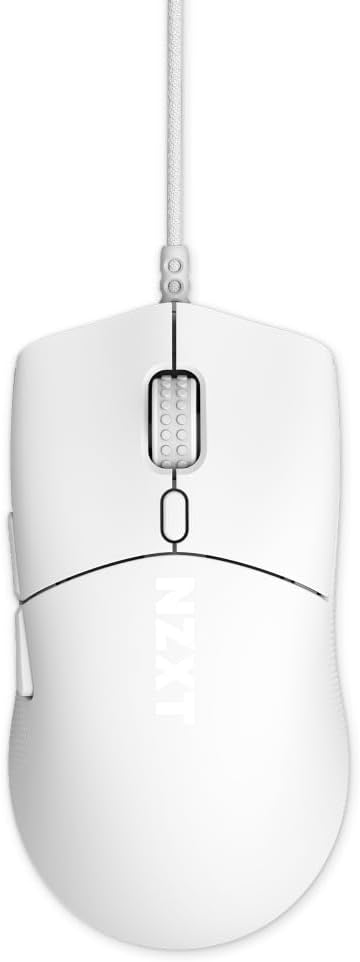 NZXT Lift 2 Symm | Lightweight Symmetrical Wired Gaming Mouse | Lightweight 58 g Design | 8K Polling Rate | Optical Switches | 26K DPI Optical Sensor | 100% PTFE Feet | Black - Amazing Gadgets Outlet