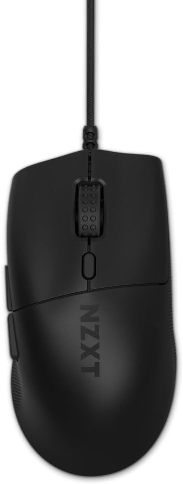 NZXT Lift 2 Symm | Lightweight Symmetrical Wired Gaming Mouse | Lightweight 58 g Design | 8K Polling Rate | Optical Switches | 26K DPI Optical Sensor | 100% PTFE Feet | Black - Amazing Gadgets Outlet