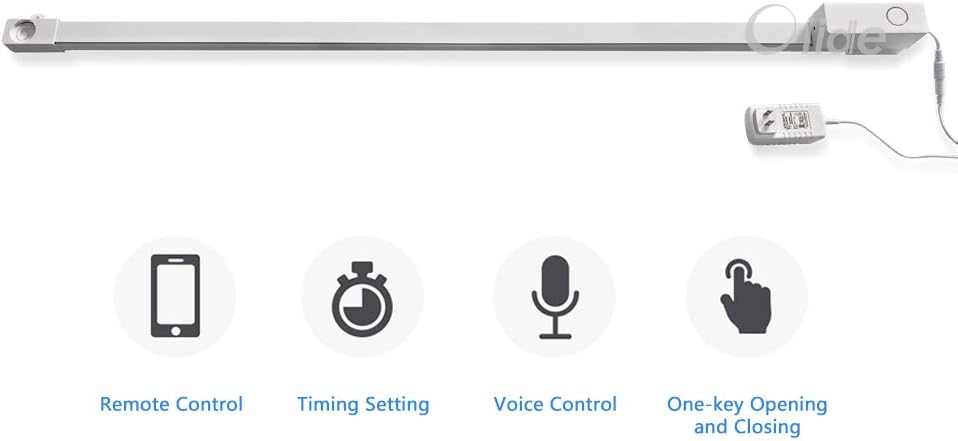 Olide Smart Automatic Sliding Door Opener ，Smart Window Slider Compatible with Amazon Alexa and Google Home,Voice Control and app Control Available (46in Window Opening Width) - Amazing Gadgets Outlet