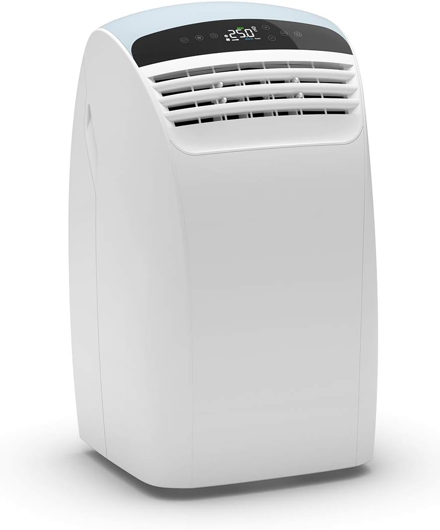 Olimpia Splendid 1960 01960 Dolceclima Compact 8 P Portable Air Conditioner Unit with Cooling, Fan, Dehumidifier 8.000 BTU/h, Gas R290, Design Made in Italy, White - Amazing Gadgets Outlet