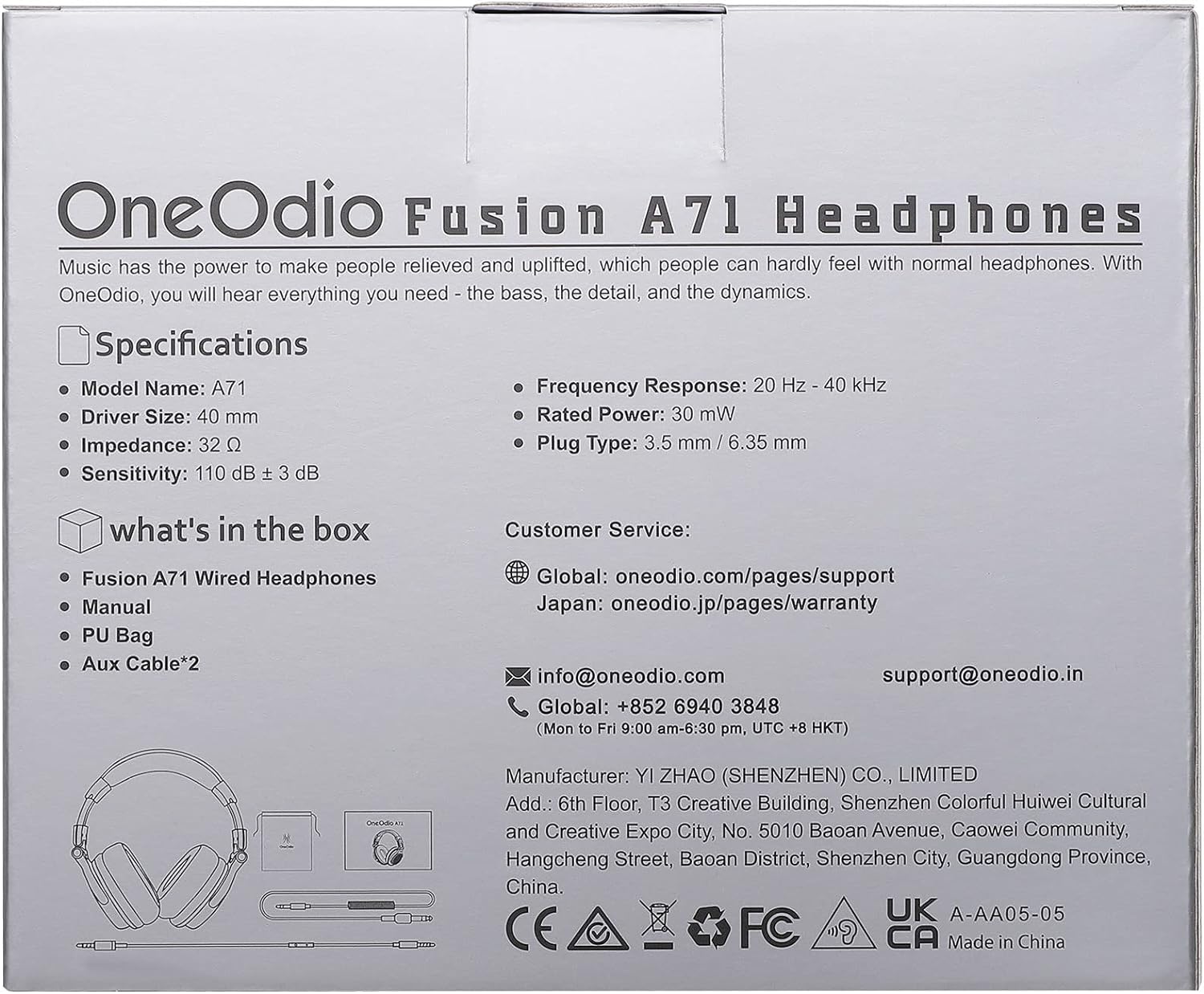 OneOdio DJ Headphones, Over Ear Headphones for Studio Monitoring and Mixing, Professional Headset with Stereo Bass Sound, Foldable Headphones Suitable for Electric Drum Keyboard Guitar Amplifier - Amazing Gadgets Outlet