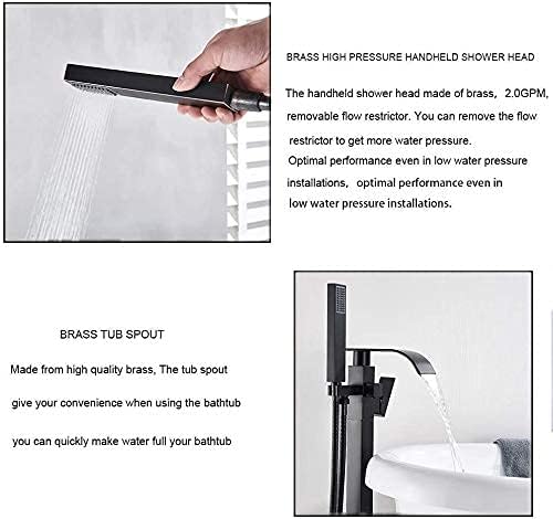 Onyzpily Freestanding Bath Taps Bathroom Mixer Tap Bathtub Tap Handheld Shower Head Floor Mounted Brass Black   Import  Single ASIN  Import  Multiple ASIN ×Product customization General Description Gallery Reviews Variations Addition - Amazing Gadgets Outlet