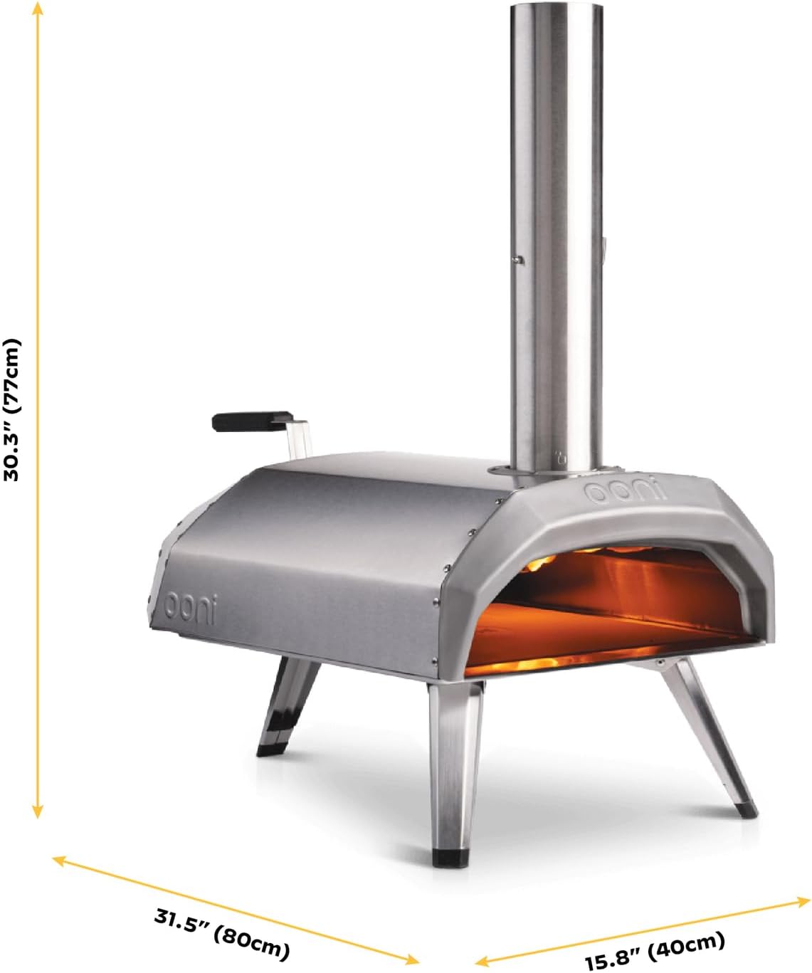 Ooni Karu 12 Multi - Fuel Outdoor Pizza Oven – Portable Wood and Gas Fired Pizza Oven with Pizza Stone, Outdoor Ooni Pizza Oven - Woodfired & Stonebaked Pizza Maker, Countertop Dual Fuel Pizza Oven - Amazing Gadgets Outlet