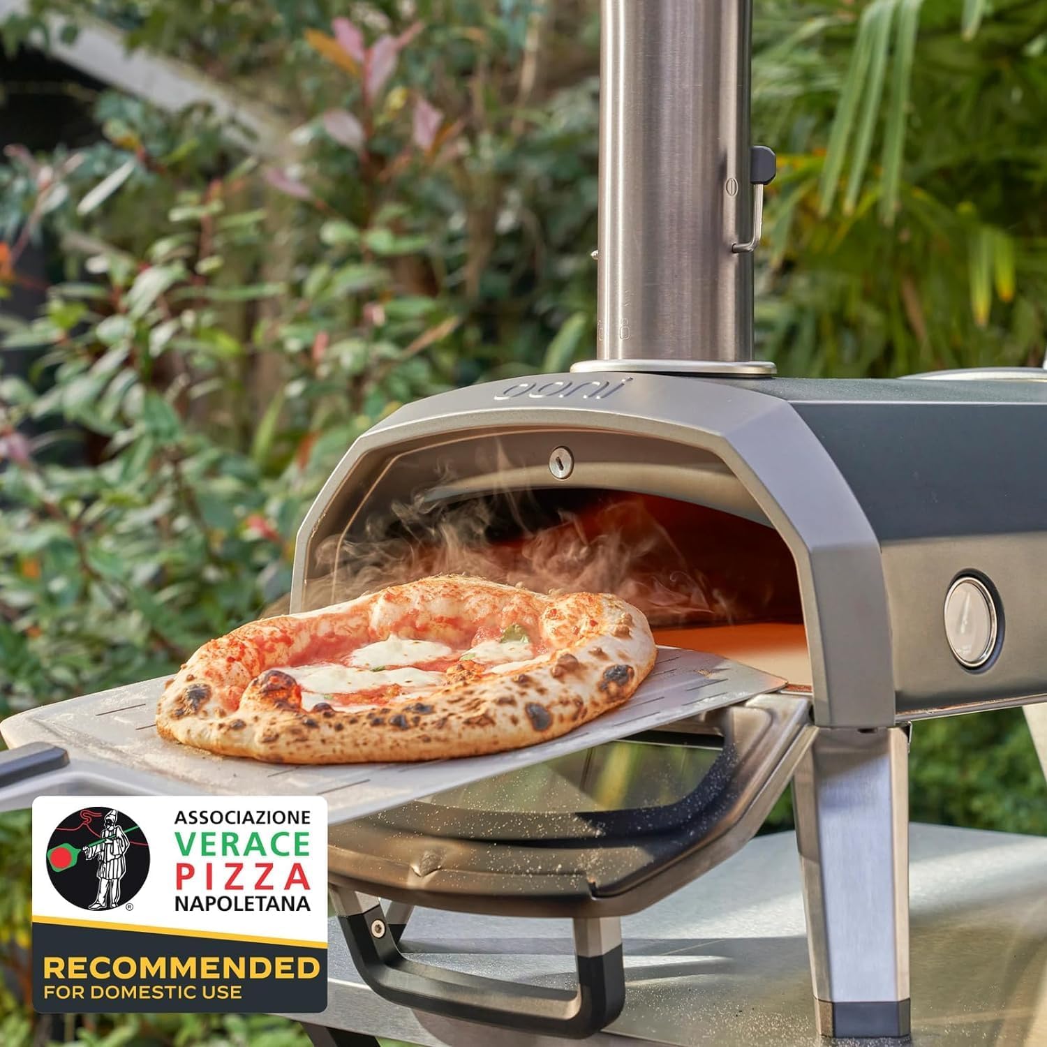 Ooni Karu 12G Multi - Fuel Outdoor Pizza Oven - Wood and Gas Outdoor Pizza Oven with Pizza Stone & Intergrated Thermometer, Pizza Oven Outdoor, Dual Fuel 12 Inch Pizza Maker, Outdoor Cooking Grill - Amazing Gadgets Outlet