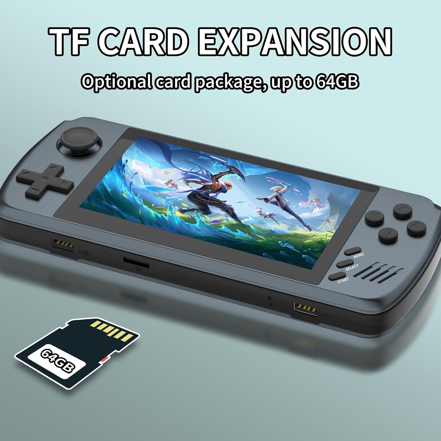 Open Source Handheld Game Console - 4.3 Inch IPS HD Retro Game Console with ATM7051 Quad Core ARM CORTEX - A9 CPU, Classic Video Games, Multi - Emulator Support, HD Output, and TF Card Expansion - Amazing Gadgets Outlet