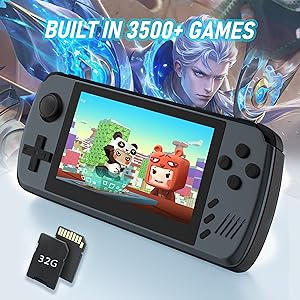 Open Source Handheld Game Console - 4.3 Inch IPS HD Retro Game Console with ATM7051 Quad Core ARM CORTEX - A9 CPU, Classic Video Games, Multi - Emulator Support, HD Output, and TF Card Expansion - Amazing Gadgets Outlet