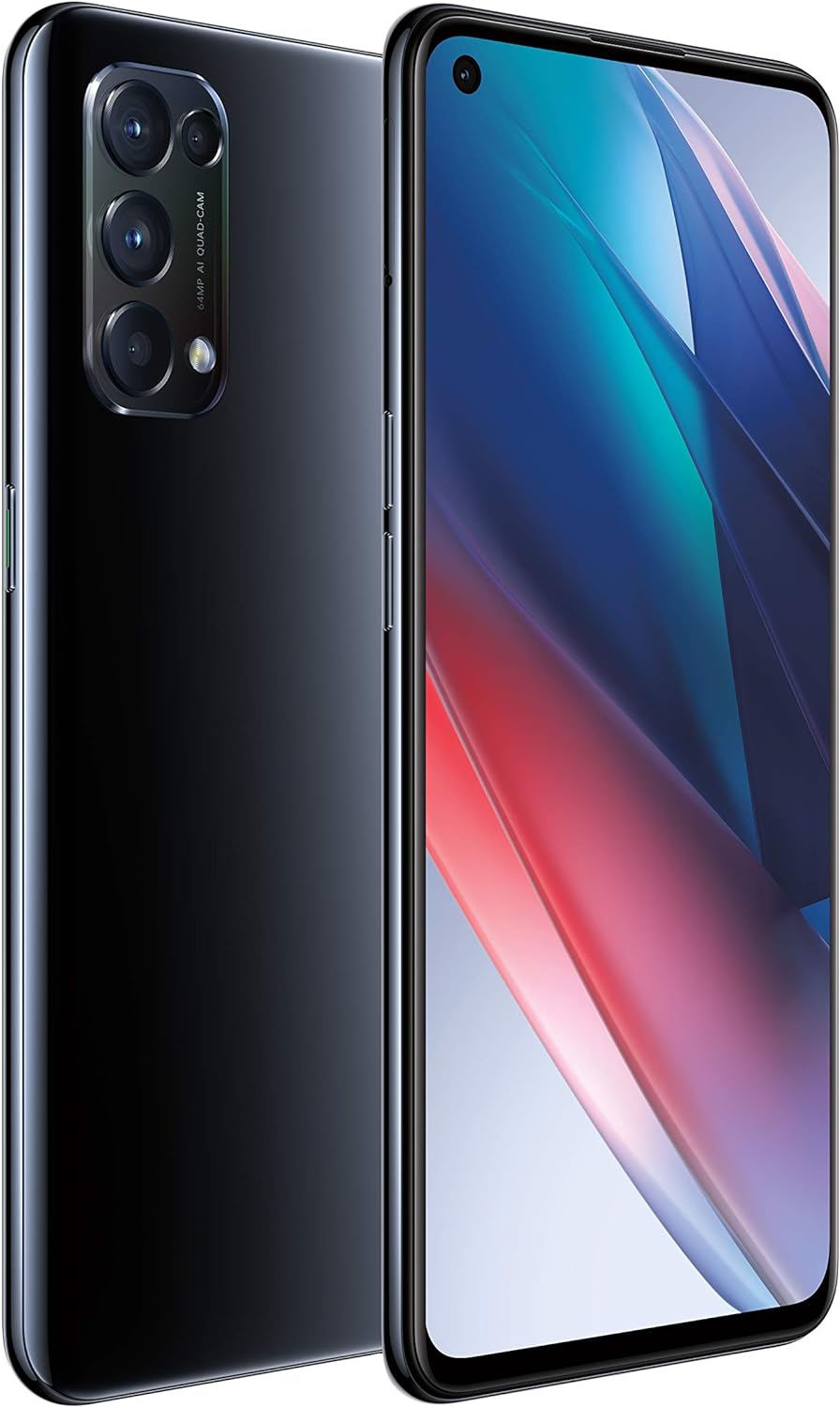 OPPO Find X3 Lite 5G - 8GB RAM and 128GB Storage SIM Free Smartphone (6.4 inch, 64MP Quad Camera, Dual SIM) - Black - Amazing Gadgets Outlet