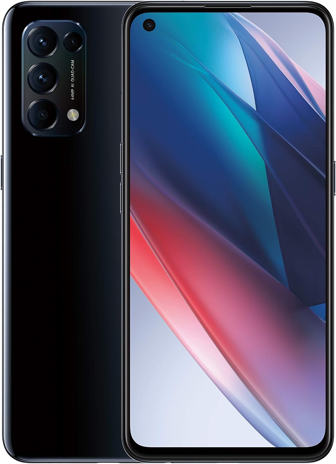 OPPO Find X3 Lite 5G - 8GB RAM and 128GB Storage SIM Free Smartphone (6.4 inch, 64MP Quad Camera, Dual SIM) - Black - Amazing Gadgets Outlet