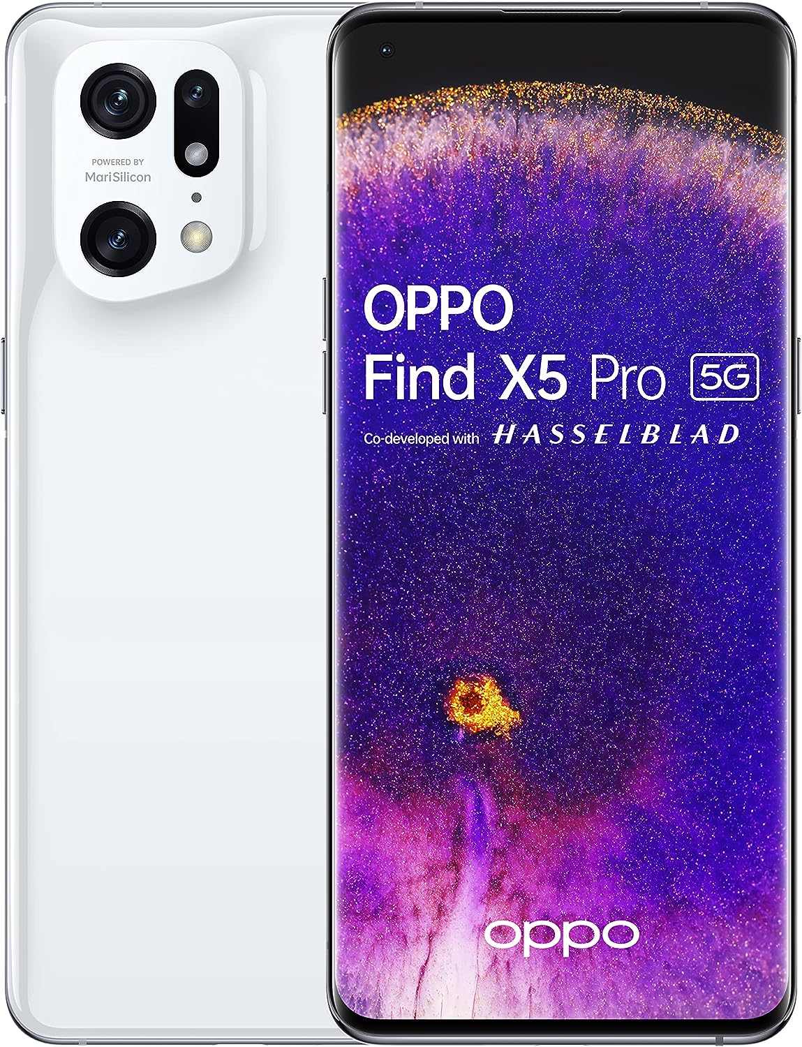 OPPO Find X5 Pro 5G - Smartphone 256GB, 12GB RAM, Dual Sim, White - Amazing Gadgets Outlet