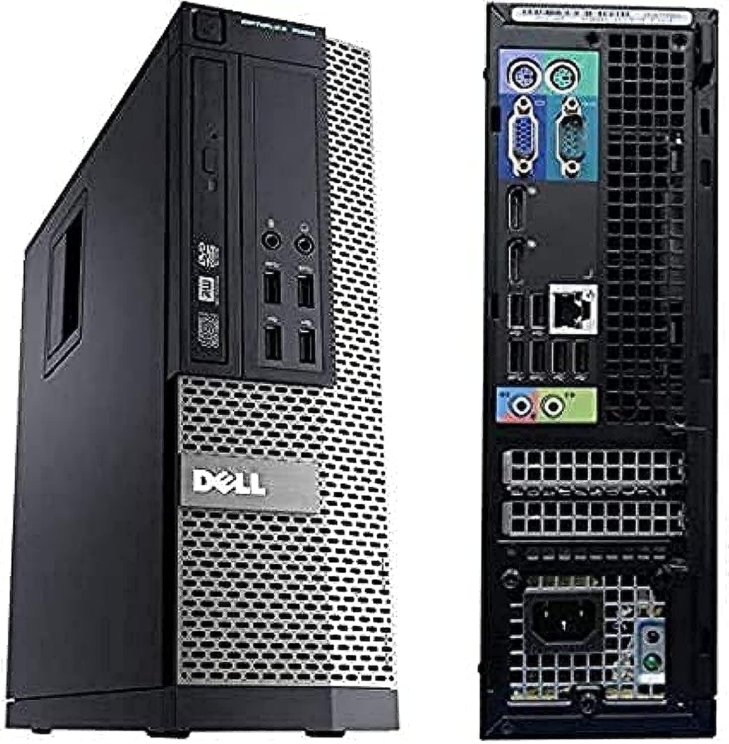 OptiPlex 7020 SFF Desktop PC Computer i7 4770 16GB RAM 500GB SSD + 500GB SSHD Windows 11 Pro (Renewed) - Amazing Gadgets Outlet