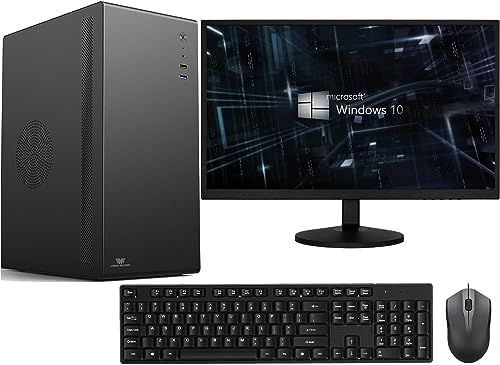 Optiplex Intel i7 4770 16GB RAM 256GB M.2 SSD WiFi Windows 11 Desktop PC 27 - inch VenoScorp V100 Computer Bundle - Amazing Gadgets Outlet