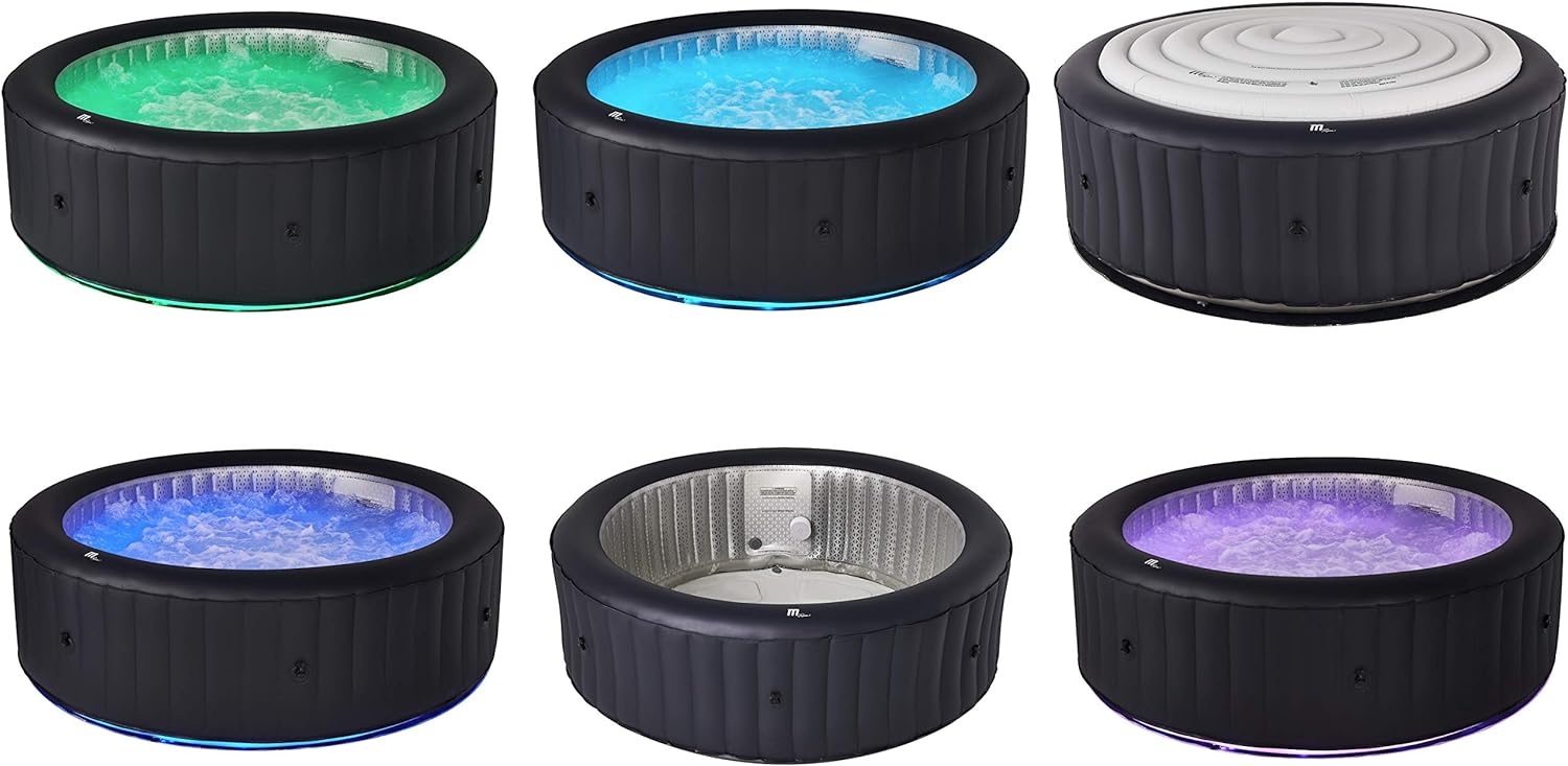 Ottoman Latest Mspa Portable Hot Tub Round 6 Persons Outdoor Bubble Spa Pool Inflation Smart Filtration, UVC Sanitization Technology, 36 Degree Quick Heating   Import  Single ASIN  Import  Multiple ASIN ×Product customization General Des - Amazing Gadgets Outlet