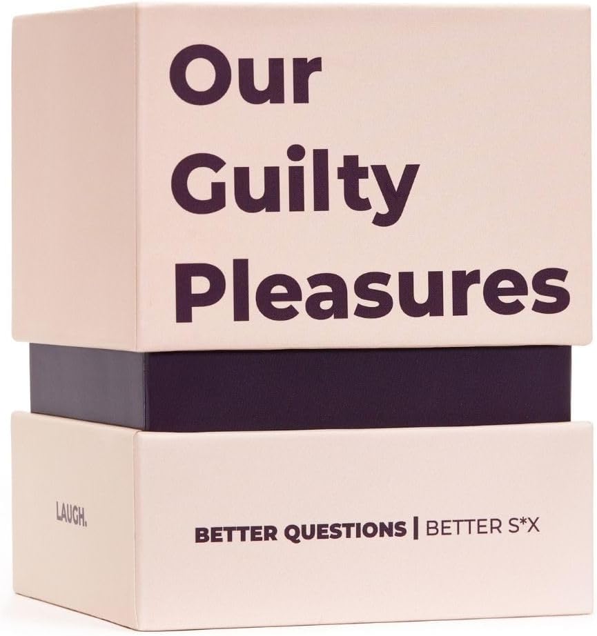 Our Guilty Pleasures Couples Card Game - Date Night Ideas For Couples - The Perfect Anniversary Birthday or Valentines Gifts for Him Her Boyfriend Girlfriend - 120 Cards - 3 Levels - Amazing Gadgets Outlet