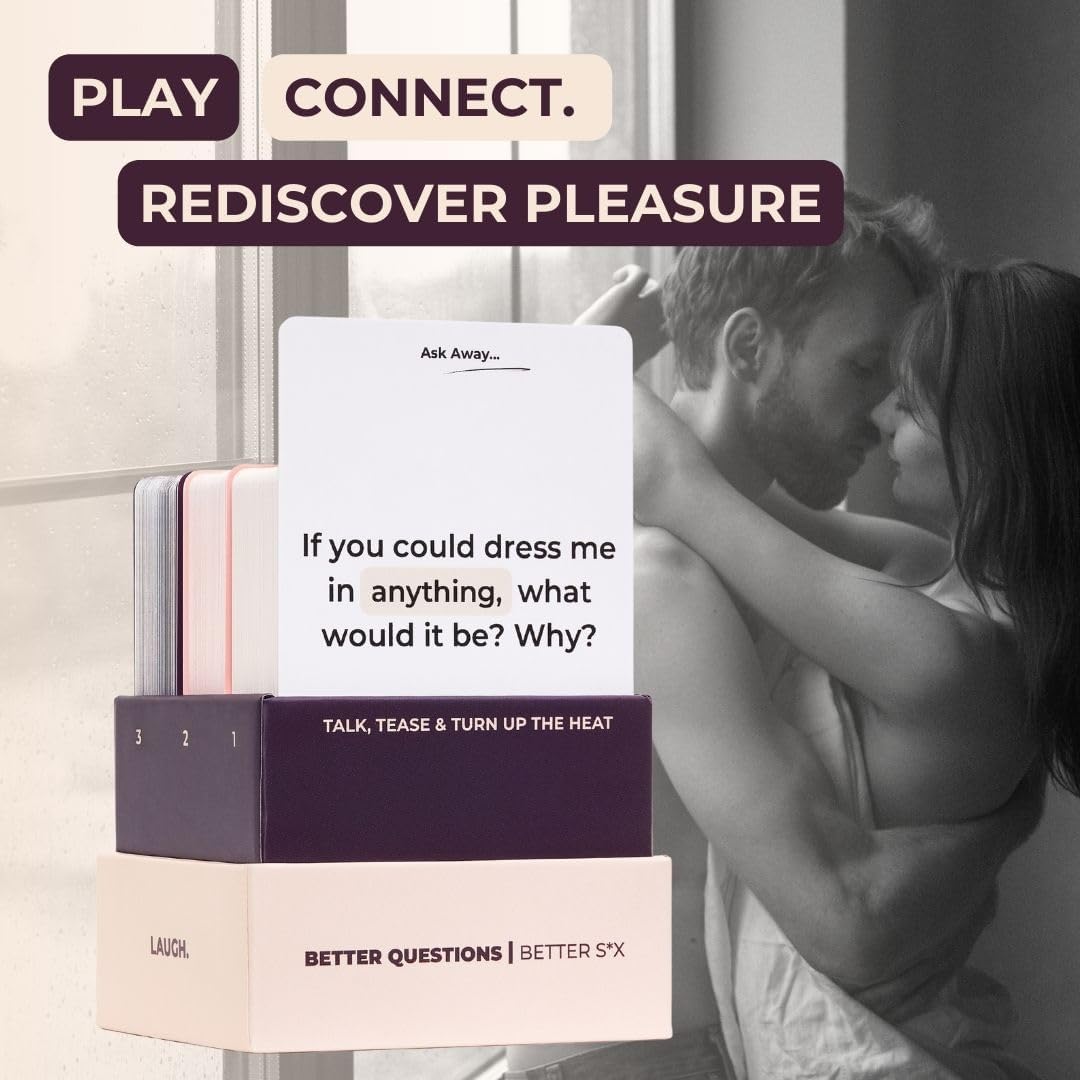 Our Guilty Pleasures Couples Card Game - Date Night Ideas For Couples - The Perfect Anniversary Birthday or Valentines Gifts for Him Her Boyfriend Girlfriend - 120 Cards - 3 Levels - Amazing Gadgets Outlet