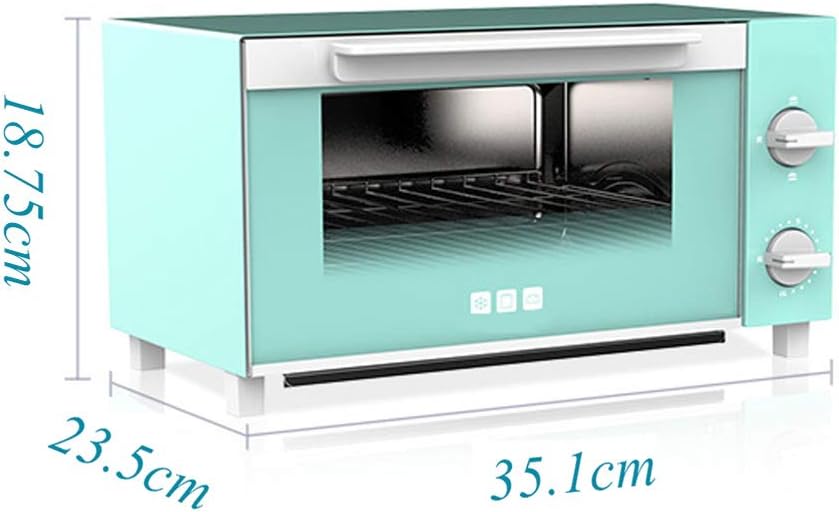 oven 7l Automatic Multi - Function Household Mini Insulated Tempered Glass/Independent Debris Tray/Upper And Lower Tube Independent Temperature Control - Amazing Gadgets Outlet