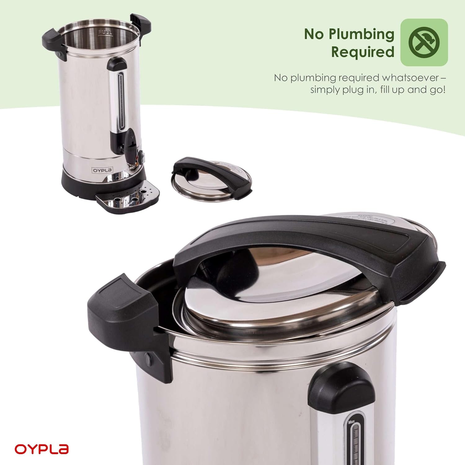 Oypla Electrical 10L Catering Hot Water Boiler Tea Urn Coffee - Amazing Gadgets Outlet