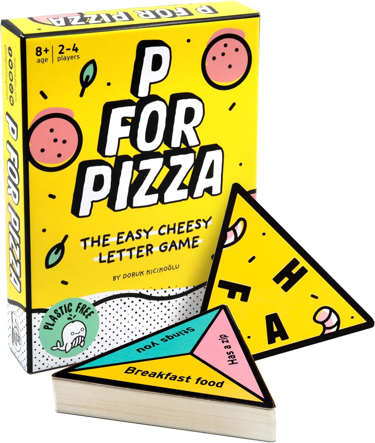 P for Pizza Board Game: Build a Giant Pizza Before Anyone Else Family Travel Game Great for Adults and Kids | Perfect For Holidays and Camping - Amazing Gadgets Outlet