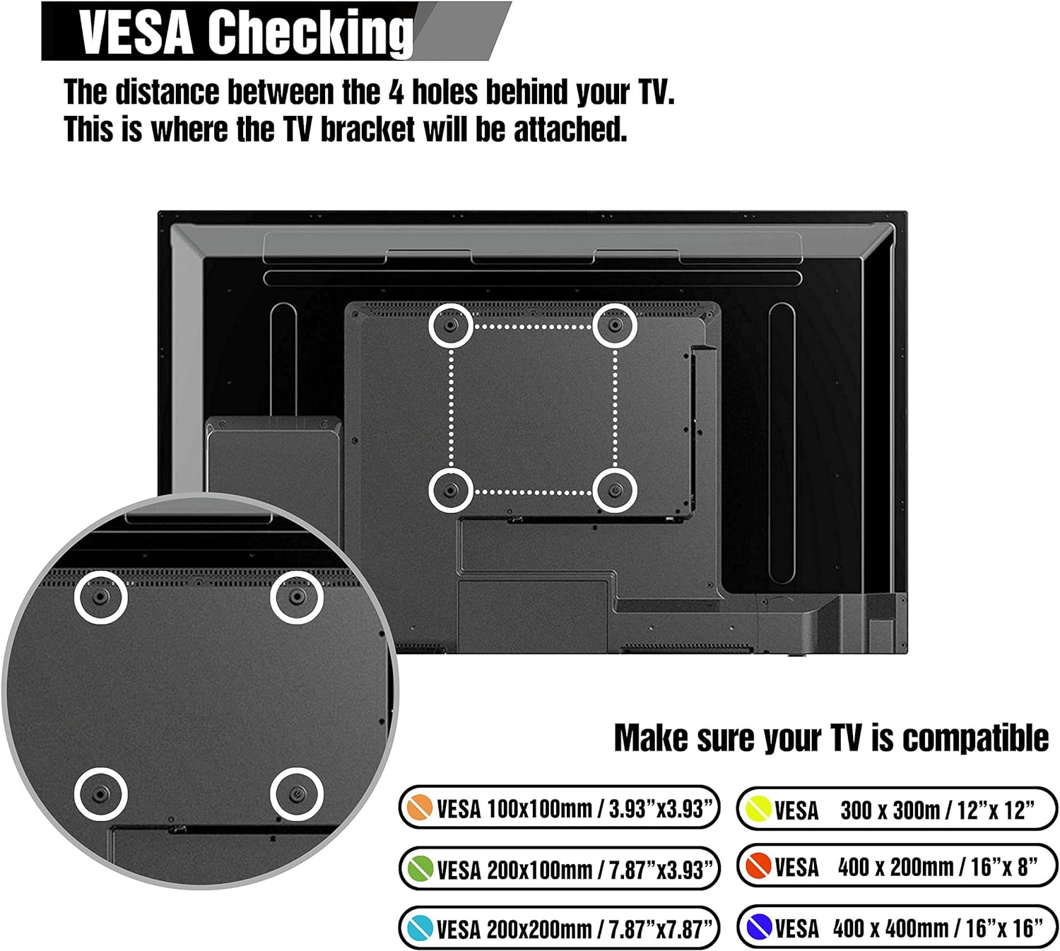 Paladinz TV Wall Mount Bracket Fits for 23 - 55" Inch LED LCD Plasma Flat Screen Televisions - Amazing Gadgets Outlet