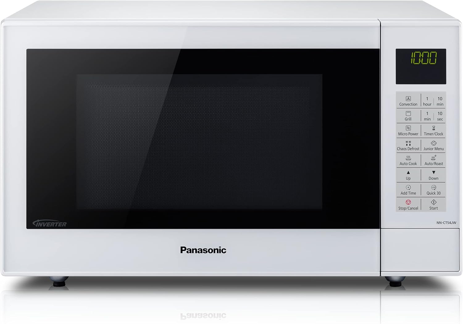 Panasonic CT54 Slimline Combination Microwave Oven & Grill with Turntable, 27 Litres, 1000W Power, 29 pre - set menus, White, Good Housekeeping Approved - Amazing Gadgets Outlet