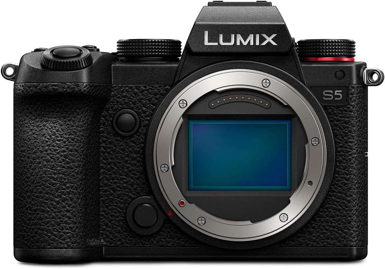 Panasonic LUMIX S5II Full Frame Mirrorless Camera Kit with New Phase Hybrid AF, Active I.S, Unlimited 4:2:2 10 - bit recording, 4K 60p and 6K 30p with LUMIX 50mm F1.8 L - Mount lens - DC - S5M2CE - Amazing Gadgets Outlet