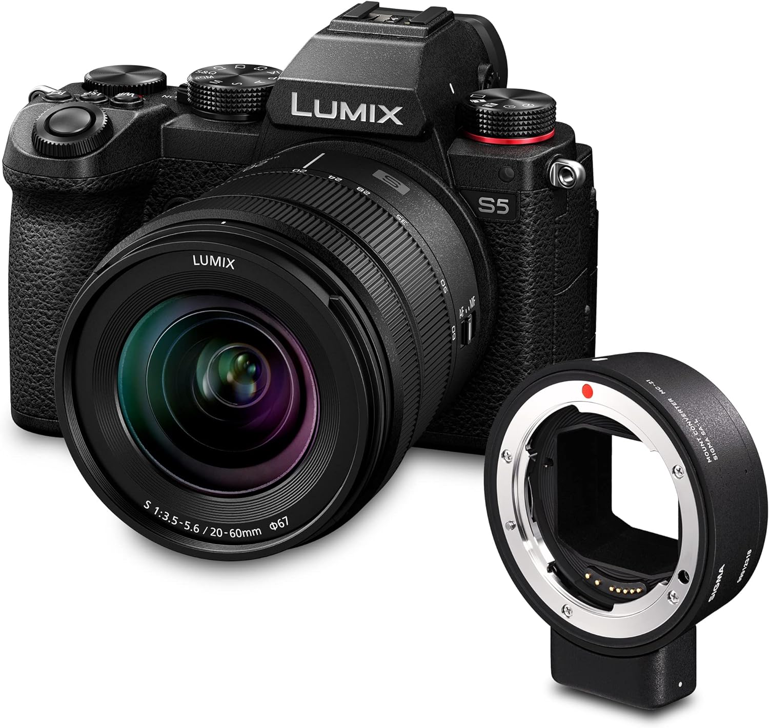 Panasonic LUMIX S5II Full Frame Mirrorless Camera Kit with New Phase Hybrid AF, Active I.S, Unlimited 4:2:2 10 - bit recording, 4K 60p and 6K 30p with LUMIX 50mm F1.8 L - Mount lens - DC - S5M2CE - Amazing Gadgets Outlet