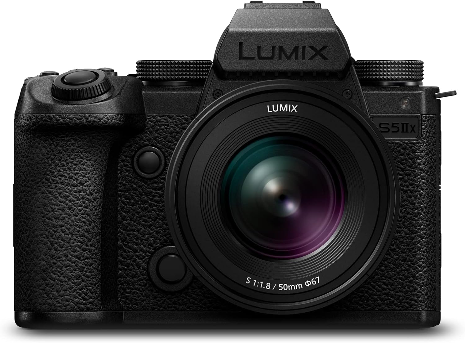 Panasonic LUMIX S5II Full Frame Mirrorless Camera Kit with New Phase Hybrid AF, Active I.S, Unlimited 4:2:2 10 - bit recording, 4K 60p and 6K 30p with LUMIX 50mm F1.8 L - Mount lens - DC - S5M2CE - Amazing Gadgets Outlet