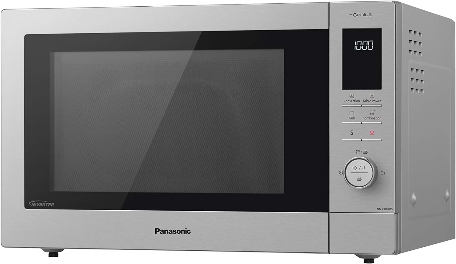 Panasonic NN - CD87KSBPQ Combination Microwave Oven, 34 Litres, Turntable, 1000W, Inverter, One Push Reheat, Genius Sensor, Junior Menu, LED Interior bulb, Stainless steel, Good Housekeeping Approved - Amazing Gadgets Outlet