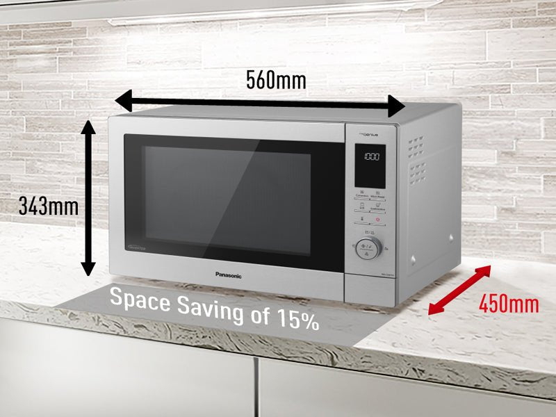 Panasonic NN - CD87KSBPQ Combination Microwave Oven, 34 Litres, Turntable, 1000W, Inverter, One Push Reheat, Genius Sensor, Junior Menu, LED Interior bulb, Stainless steel, Good Housekeeping Approved - Amazing Gadgets Outlet