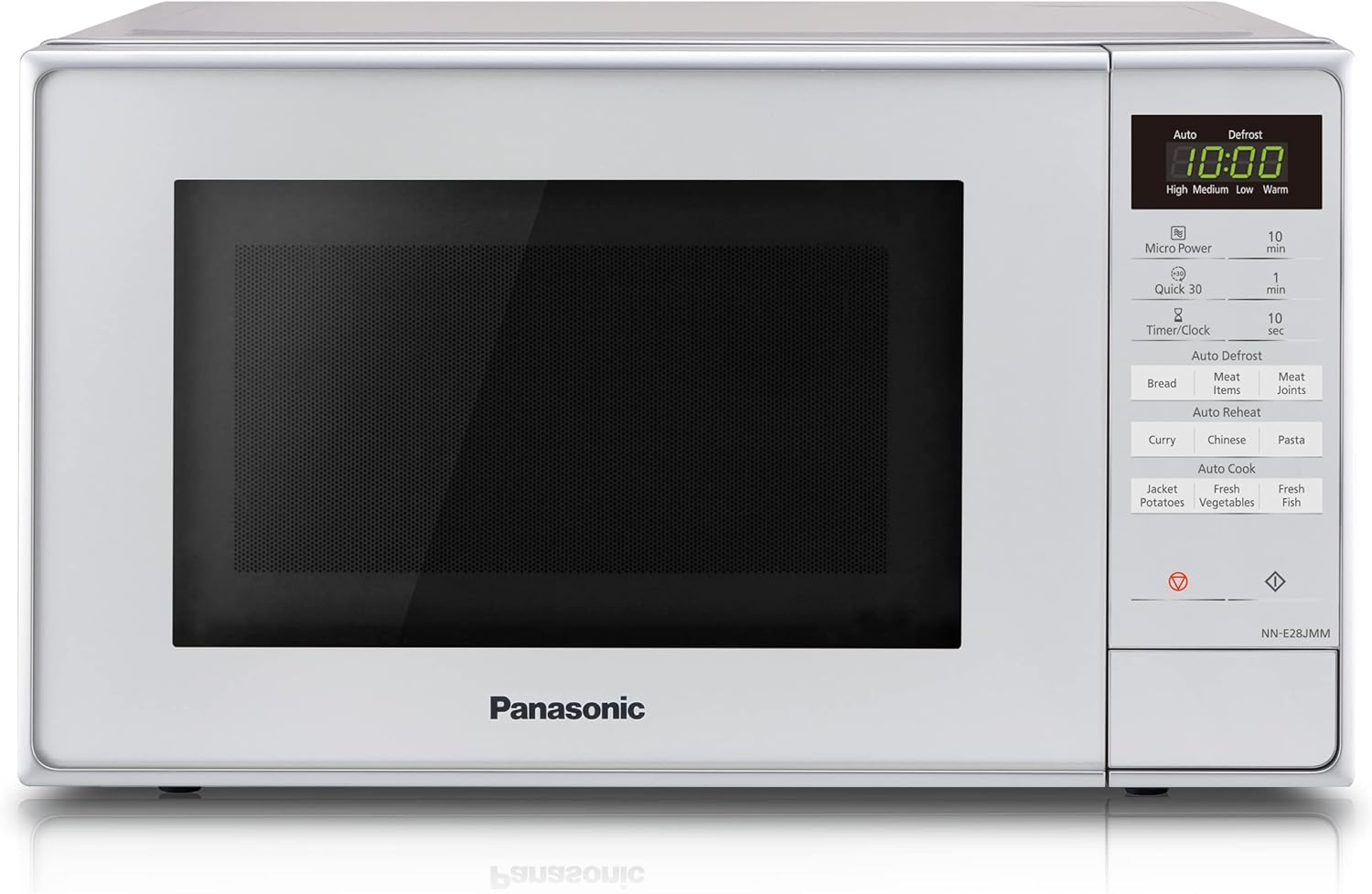 Panasonic NN - E28JBMBPQ Compact Solo Microwave Oven with Turntable, 800 W, 20 Litres, Black, One Size - Amazing Gadgets Outlet