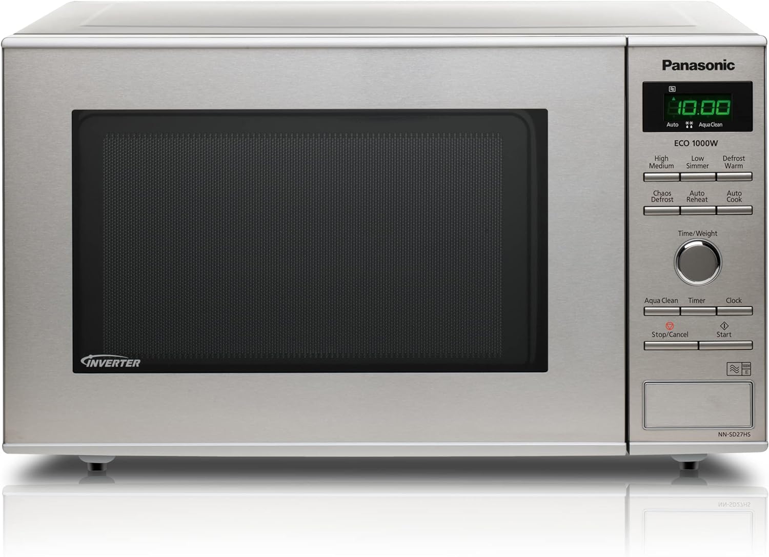 Panasonic NN - SD27HSBPQ Solo Inverter Microwave Oven, 23 Litre, 1000 W, Stainless Steel - Amazing Gadgets Outlet