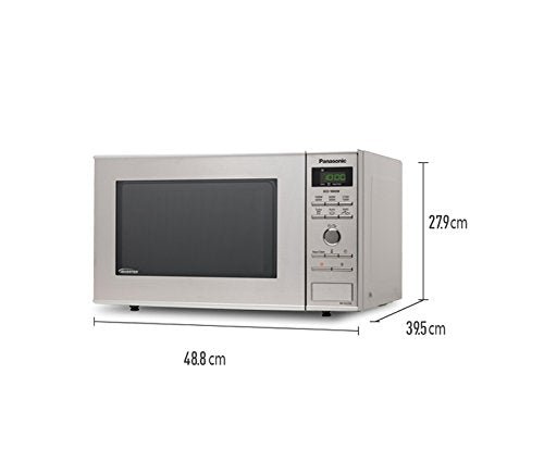 Panasonic NN - SD27HSBPQ Solo Inverter Microwave Oven, 23 Litre, 1000 W, Stainless Steel - Amazing Gadgets Outlet