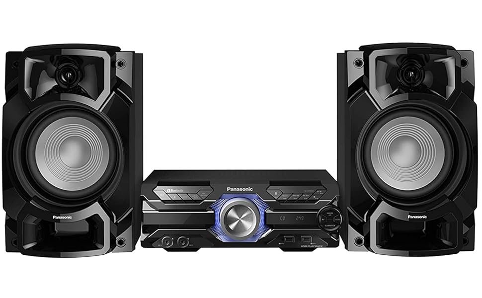 Panasonic SC - AKX520E - K 650W Wireless Megasound Hi - Fi Speaker System with Bluetooth and Karaoke,Black - Amazing Gadgets Outlet