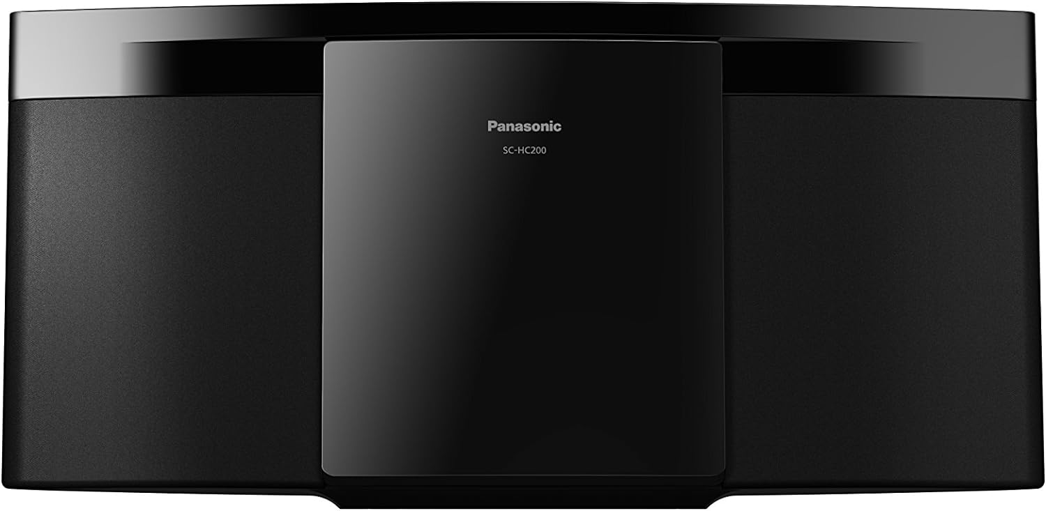 Panasonic SC - HC200EB - K Compact Micro Hi - Fi with CD and Bluetooth, Black - Amazing Gadgets Outlet