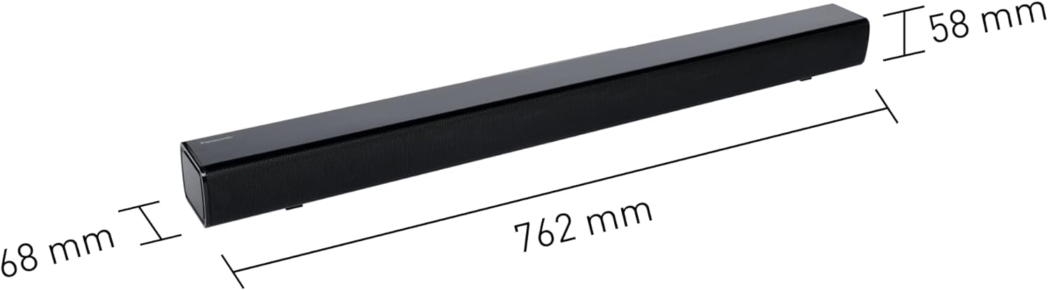 Panasonic SC - HTB100 Slim Soundbar for Dynamic Sound with Bluetooth, USB, HDMI and AUX - in Connectivity , Black - Amazing Gadgets Outlet