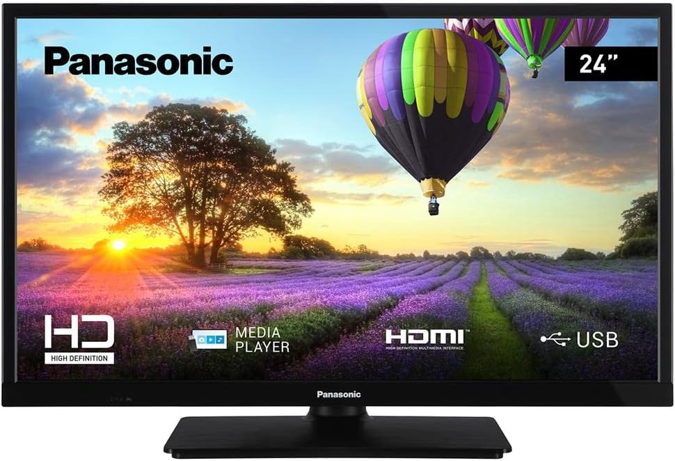 Panasonic TX - 24M330B, 24 Inch HD LED TV, USB Media Player, Surround Sound, Hotel Mode, HDMI, Wall - Mount Option, Black   Import  Single ASIN  Import  Multiple ASIN ×Product customization General Description Gallery Reviews Variations - Amazing Gadgets Outlet