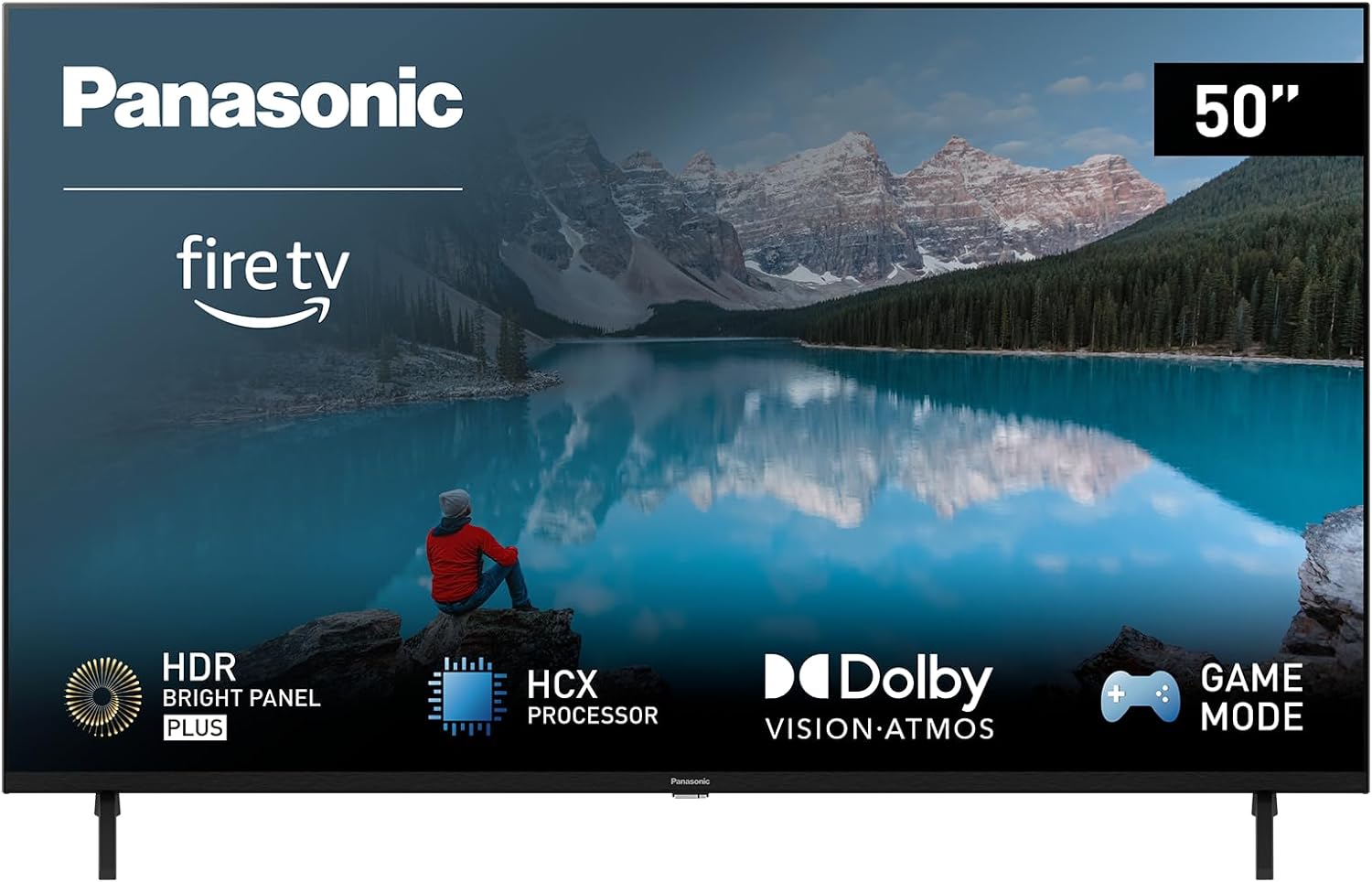 Panasonic TX - 55MX800B, 55 Inch 4K Ultra HD LED Smart 2023 TV, High Dynamic Range (HDR), Dolby Atmos & Dolby Vision, Fire TV, Prime Video, Alexa, Netflix, Black - Amazing Gadgets Outlet